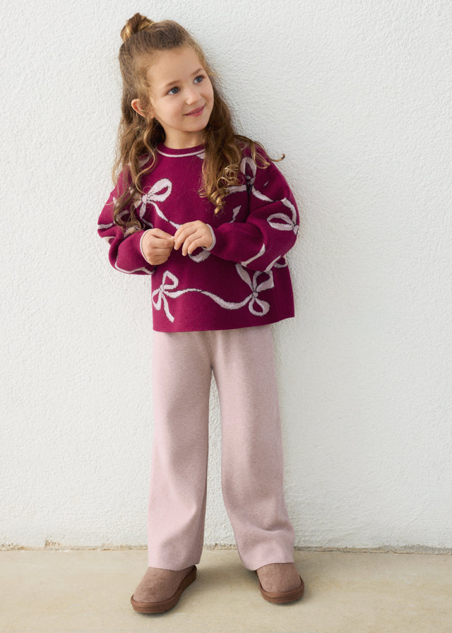 Conjunto pantalón y jersey niña Framboise – Mayoral, foto 1