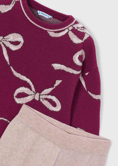 Conjunto pantalón y jersey niña Framboise – Mayoral, foto 5