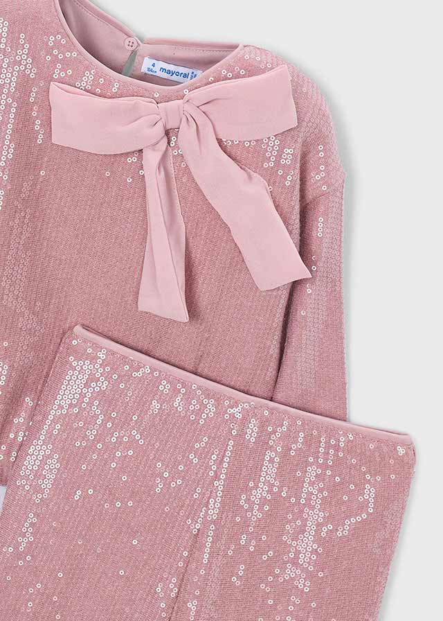 Conjunto pantalón y blusa lentejuelas niña Cuarzo – Mayoral, foto 5