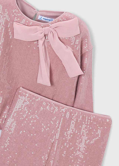 Conjunto pantalón y blusa lentejuelas niña Cuarzo – Mayoral, foto 5