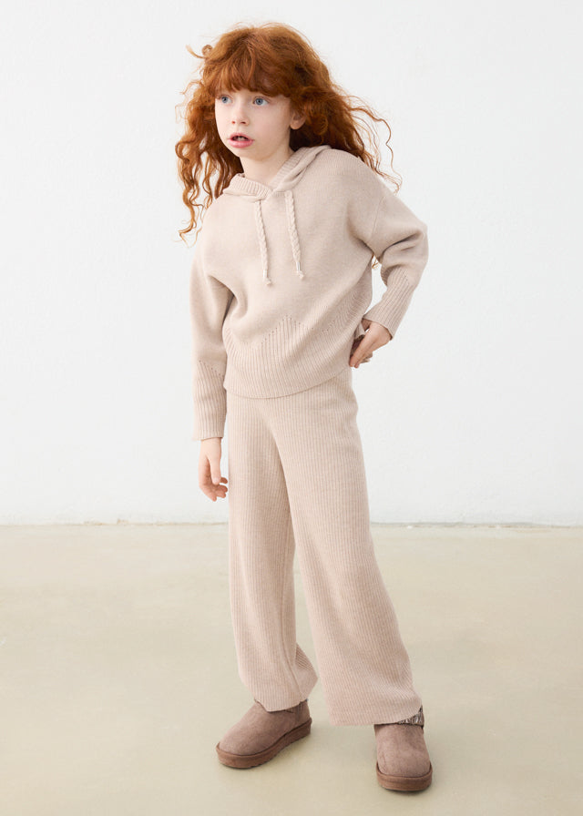 Conjunto pantalón y sudadera capucha niña Semilla – Mayoral, foto 1