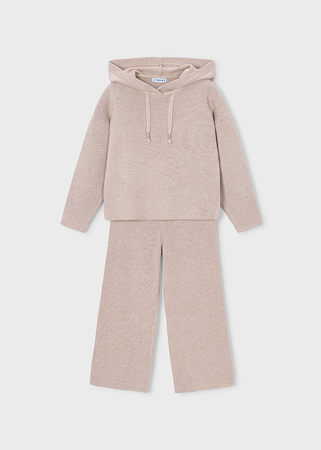 Conjunto pantalón y sudadera capucha niña Semilla – Mayoral, foto 3