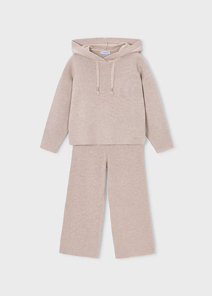 Conjunto pantalón y sudadera capucha niña Semilla – Mayoral, foto 3