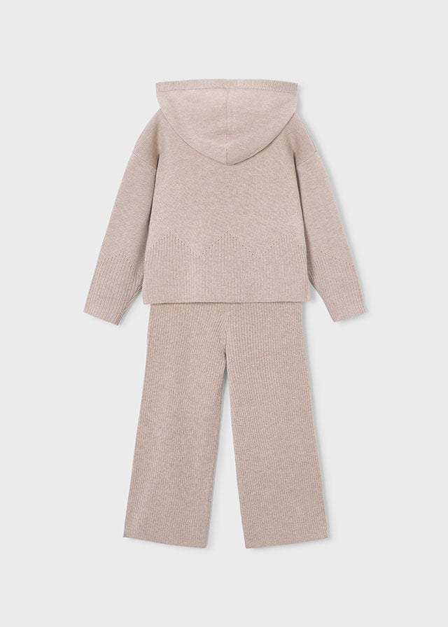 Conjunto pantalón y sudadera capucha niña Semilla – Mayoral, foto 4