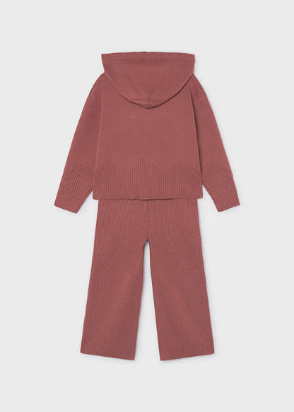 Conjunto pantalón y sudadera capucha niña Rosáceo – Mayoral, foto 2