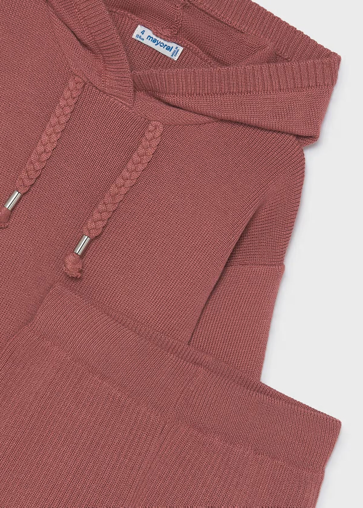 Conjunto pantalón y sudadera capucha niña Rosáceo – Mayoral, foto 3