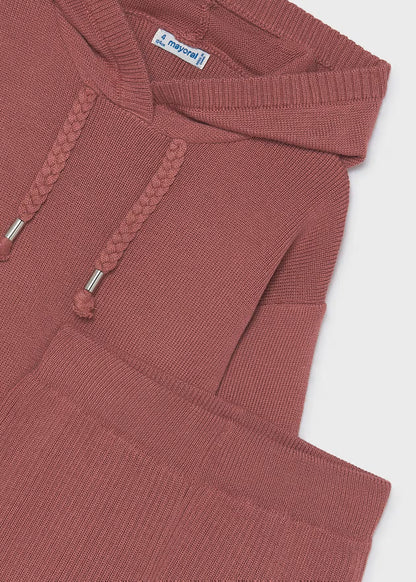 Conjunto pantalón y sudadera capucha niña Rosáceo – Mayoral, foto 3