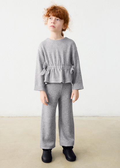 Conjunto pantalón y jersey lazos niña Gris – Mayoral, foto 1