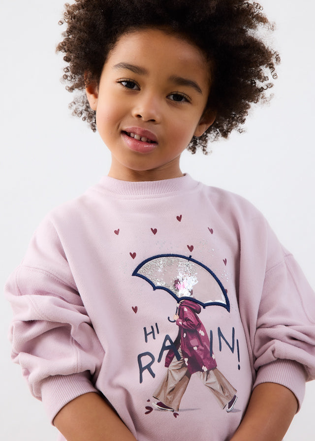 Conjunto legging flare y sudadera niña Malva – Mayoral, foto 2