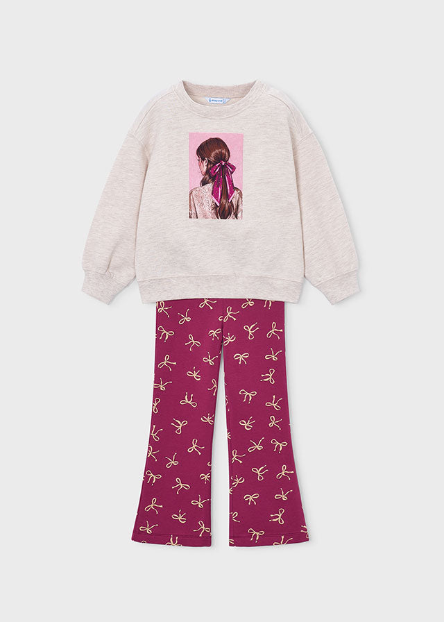 Conjunto legging y sudadera niña Framboise – Mayoral, foto 3