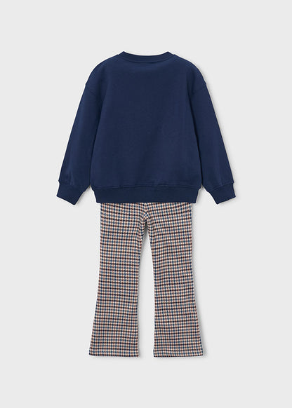 Conjunto legging y sudadera niña