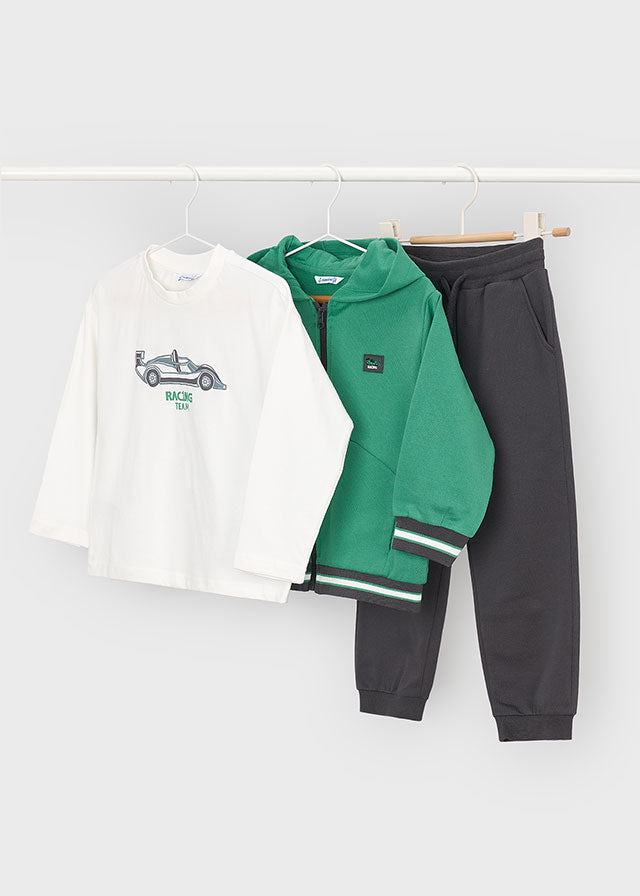 Chándal 3 piezas con camiseta niño