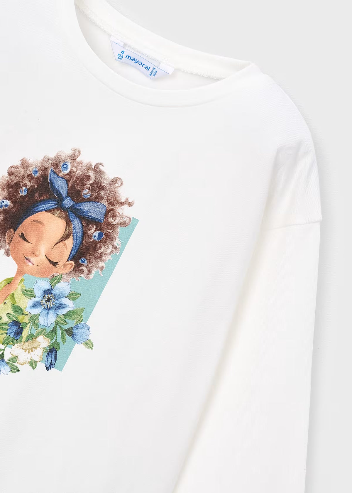 Chándal 3 piezas con camiseta niña Marino – Mayoral, foto 4