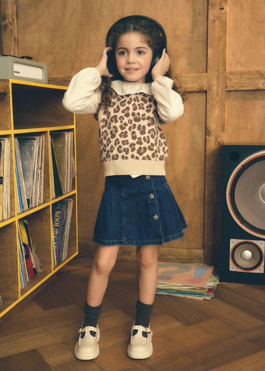 Falda vaquera niña