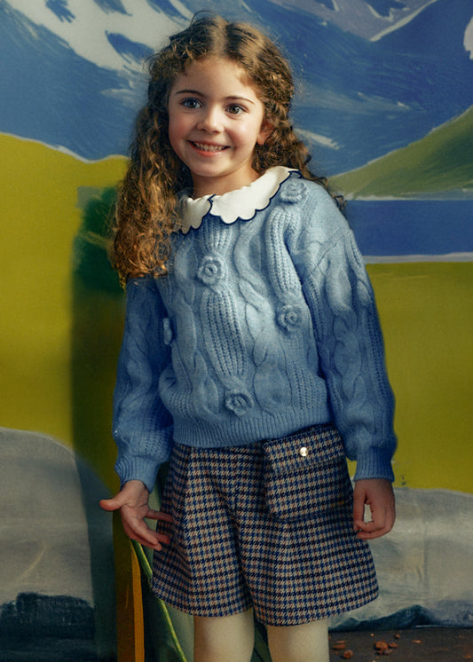 Falda pantalón cuadros niña