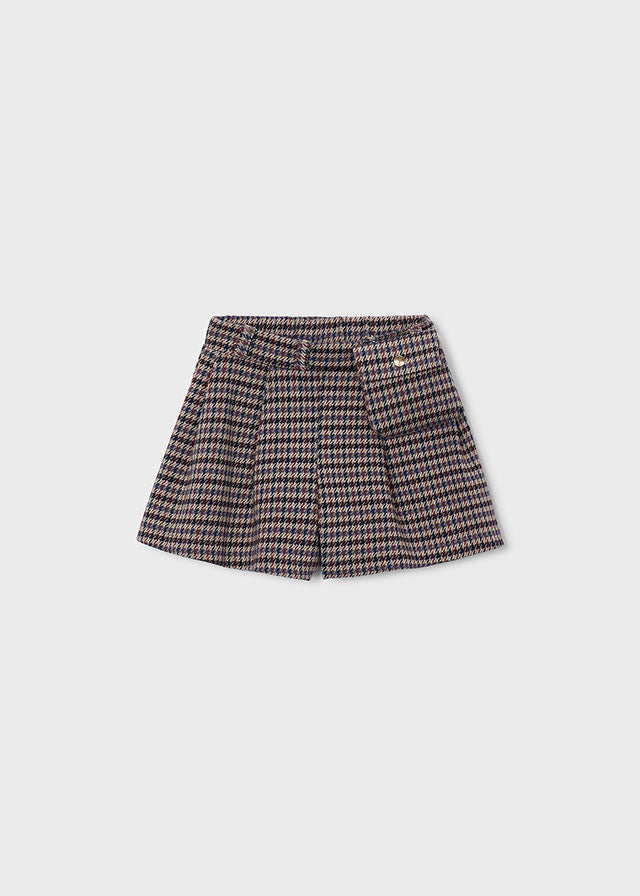 Falda pantalón cuadros niña