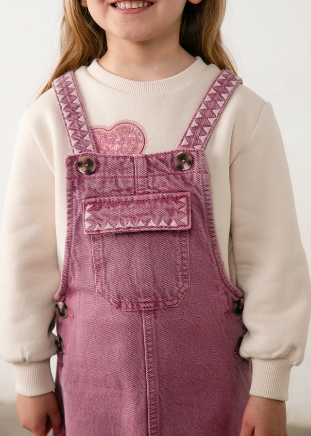 Peto bordado niña