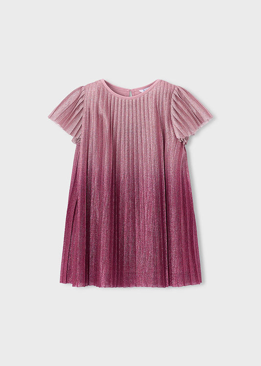 Vestido plisado degradado niña Framboise – Mayoral, foto 1