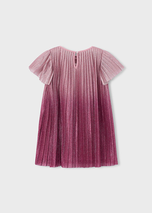 Vestido plisado degradado niña Framboise – Mayoral, foto 2