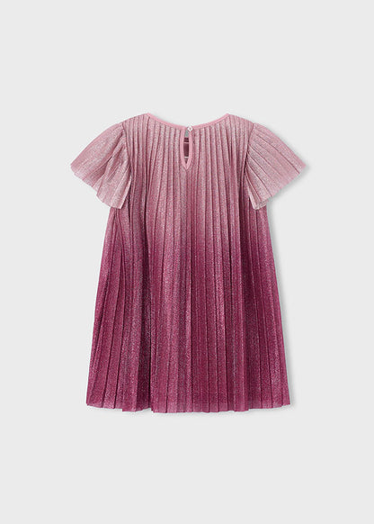 Vestido plisado degradado niña Framboise – Mayoral, foto 2