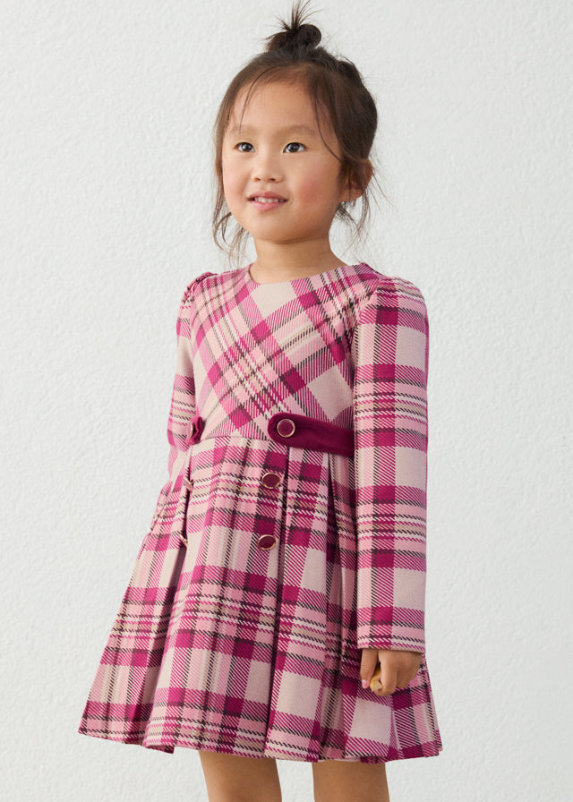 Vestido cuadros niña Framboise – Mayoral, foto 1