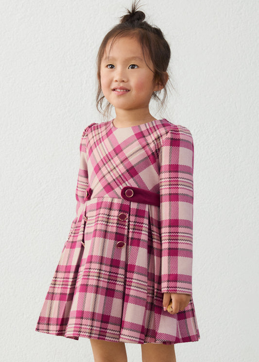 Vestido cuadros niña Framboise – Mayoral, foto 1