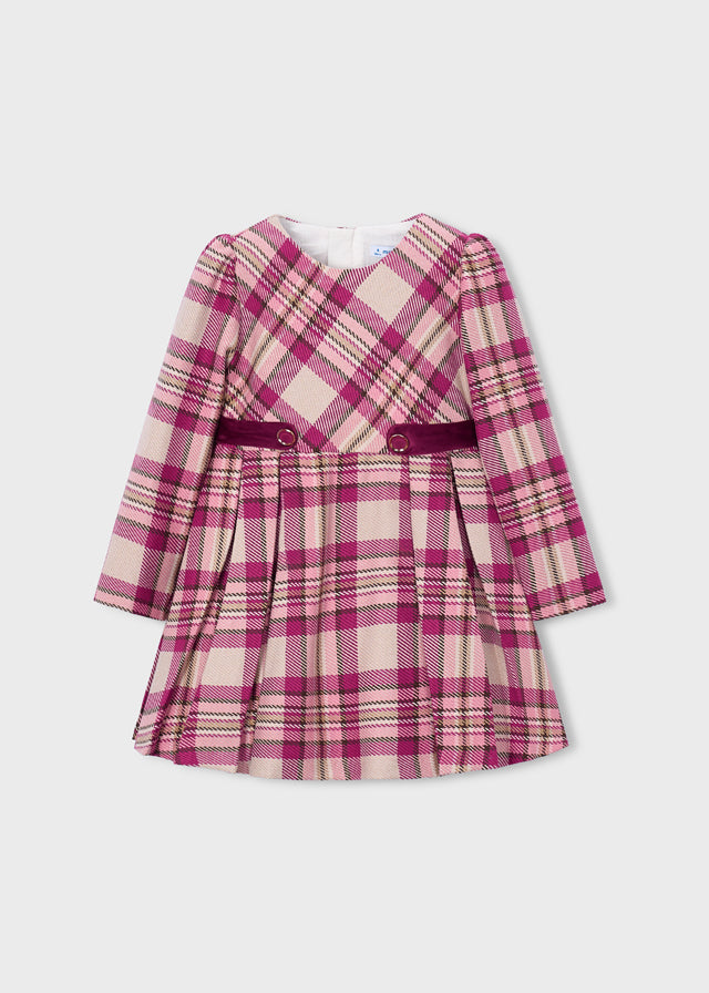 Vestido cuadros niña Framboise – Mayoral, foto 3