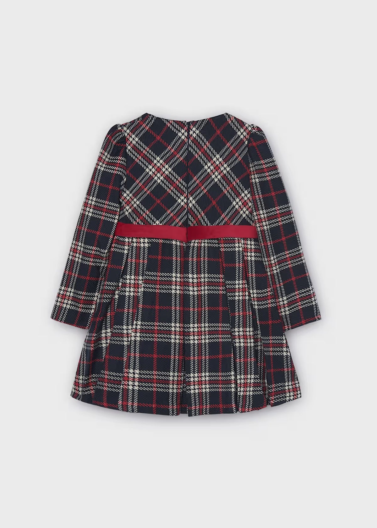 Vestido cuadros niña Marino – Mayoral, foto 2