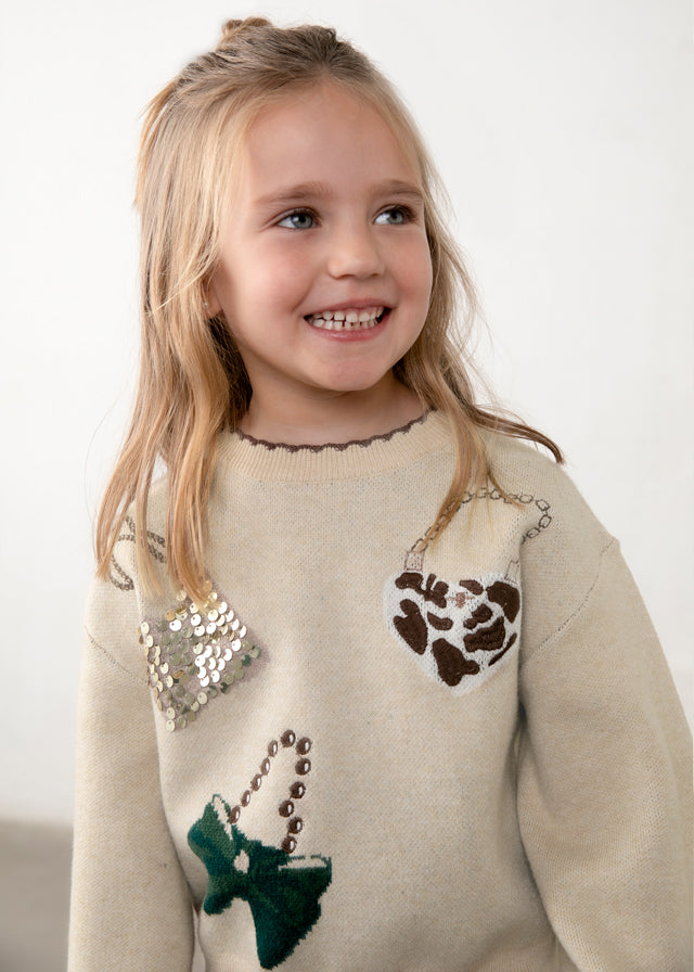 Conjunto falda y jersey niña