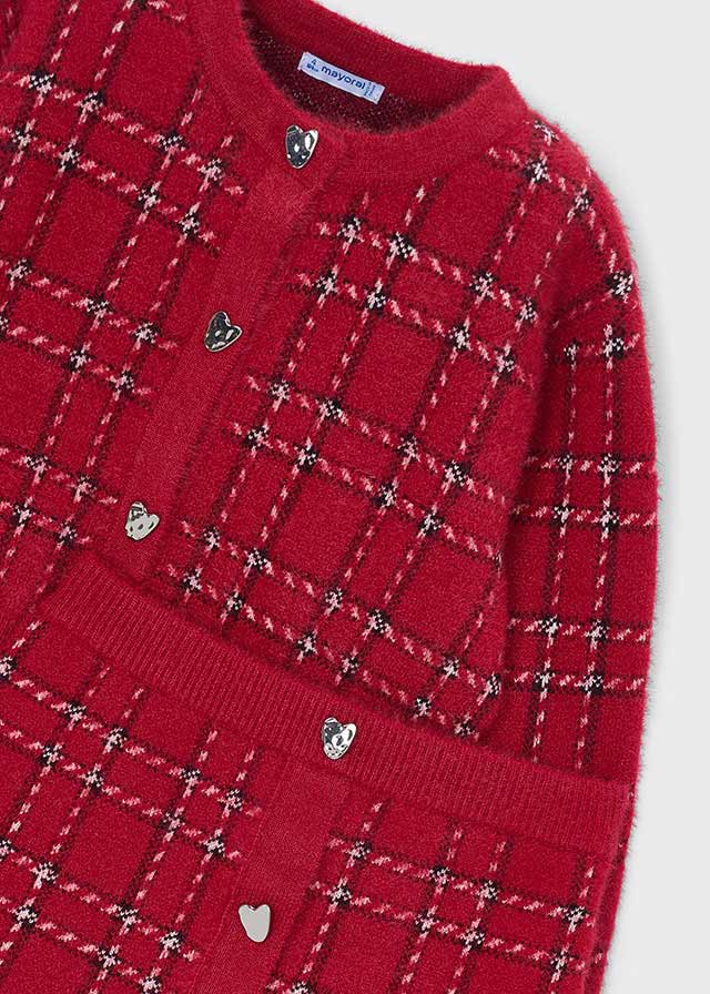 Conjunto falda y rebeca tricot niña Rojo – Mayoral, foto 4