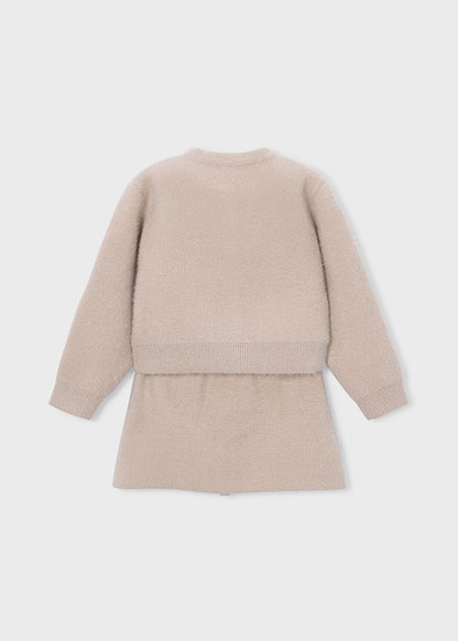 Conjunto falda y rebeca tricot niña Semilla – Mayoral, foto 2