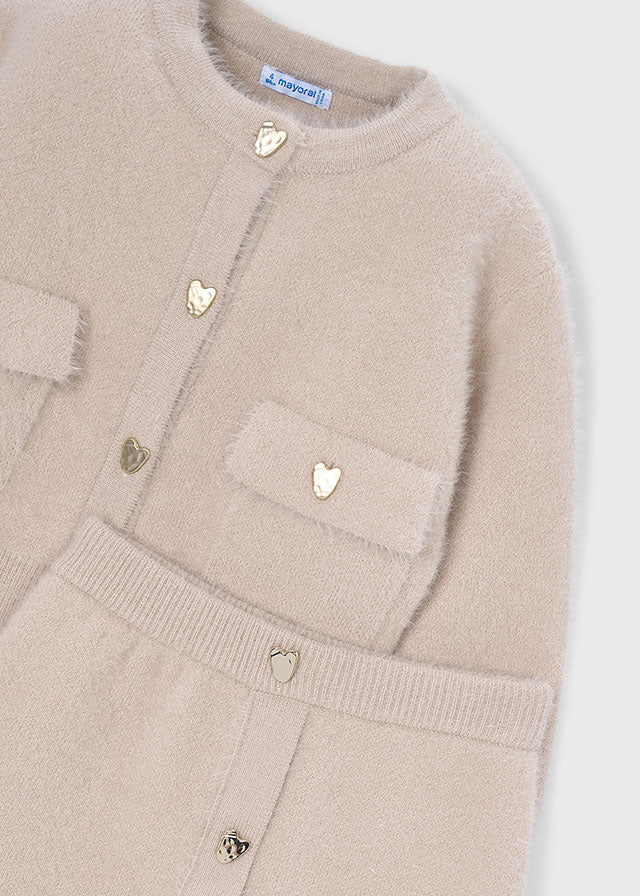 Conjunto falda y rebeca tricot niña Semilla – Mayoral, foto 3