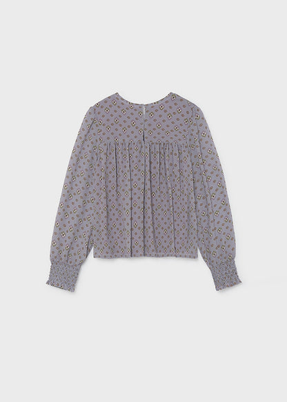 Blusa gasa nido de abeja chica