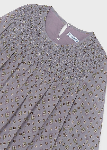 Blusa gasa nido de abeja chica