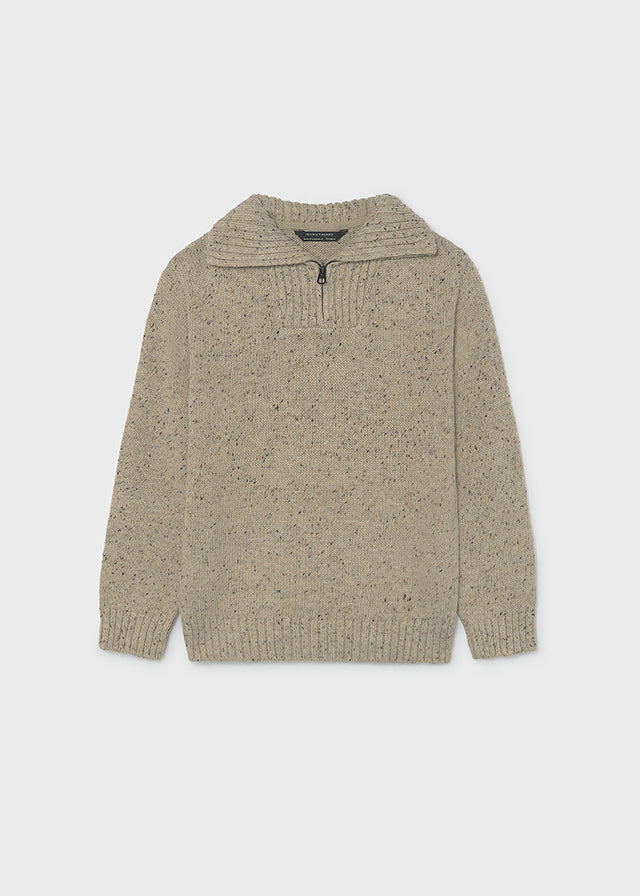 Jersey cuello cremallera chico