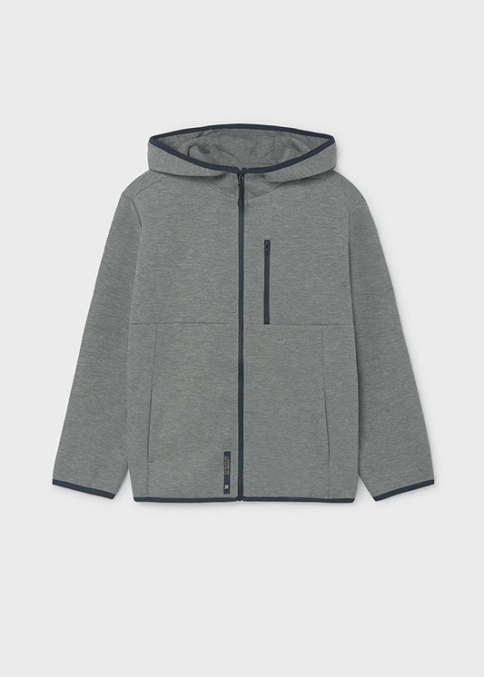 Chaqueta cremallera capucha chico