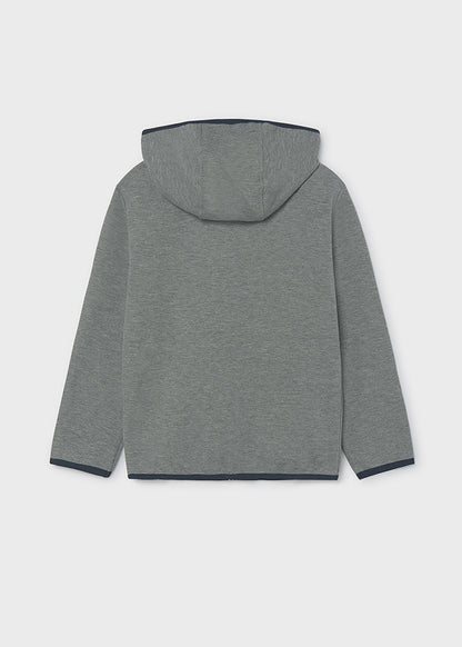 Chaqueta cremallera capucha chico