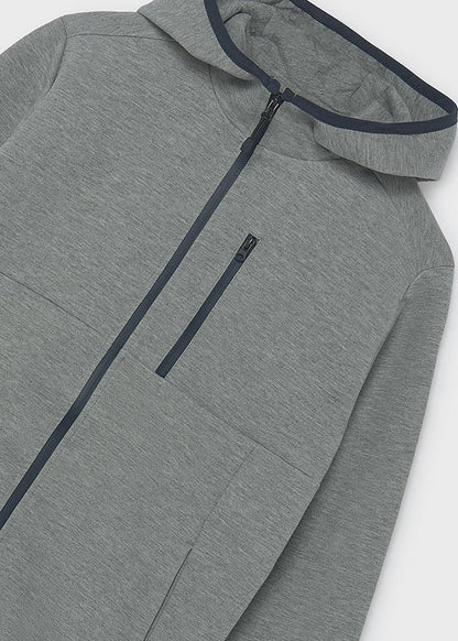 Chaqueta cremallera capucha chico