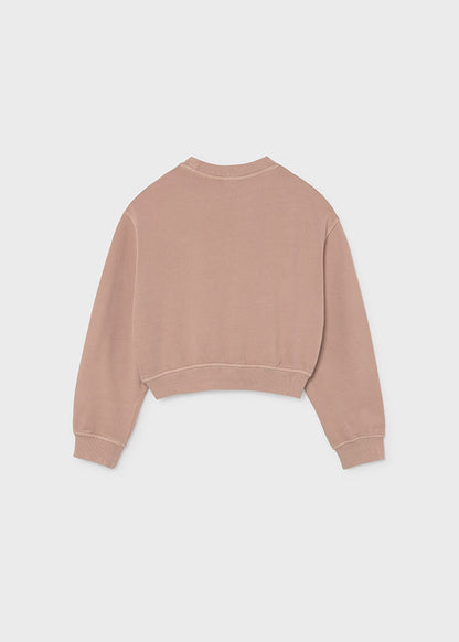 Sudadera bordados chica