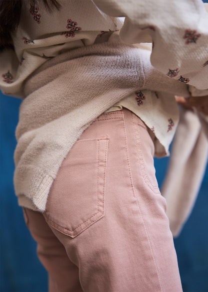 Pantalón flare sarga chica