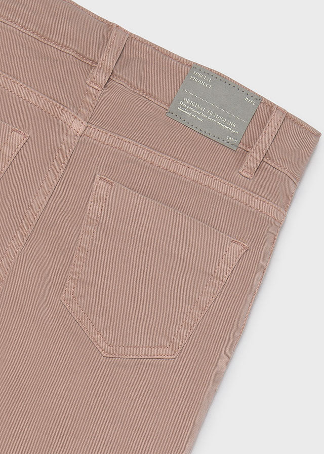 Pantalón flare sarga chica