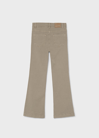 Pantalón flare sarga chica