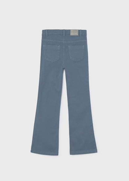 Pantalón flare sarga chica