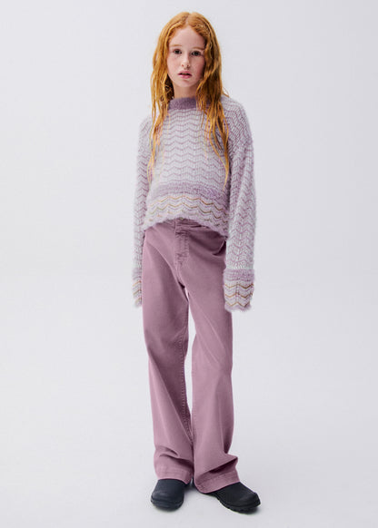 Pantalón wide leg chica