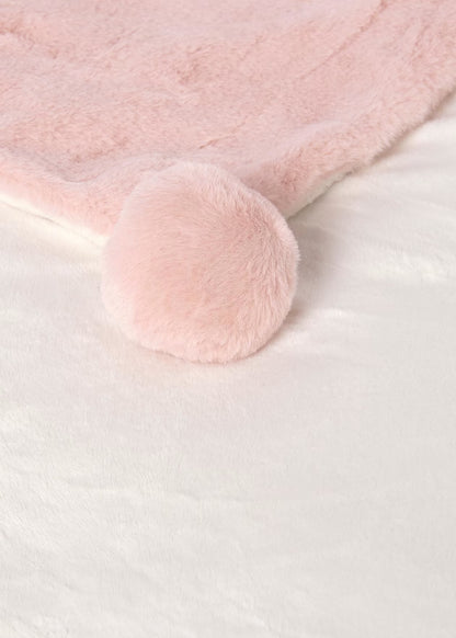 Manta con pompón bebé Rosa baby – Mayoral, foto 3