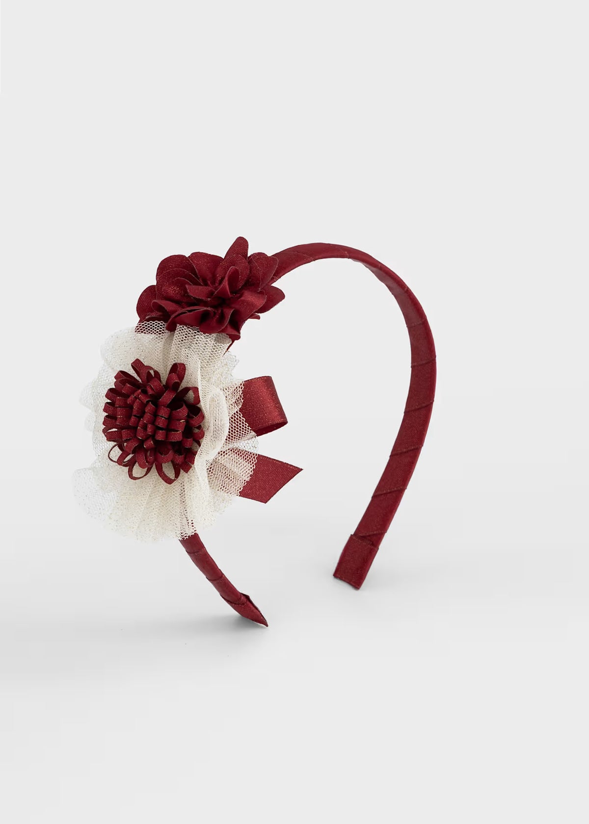 Diadema ceremonia flor y lazo bebé Rojo – Mayoral, foto 1