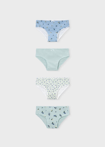 Set 4 braguitas niña