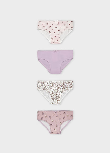 Set 4 braguitas niña