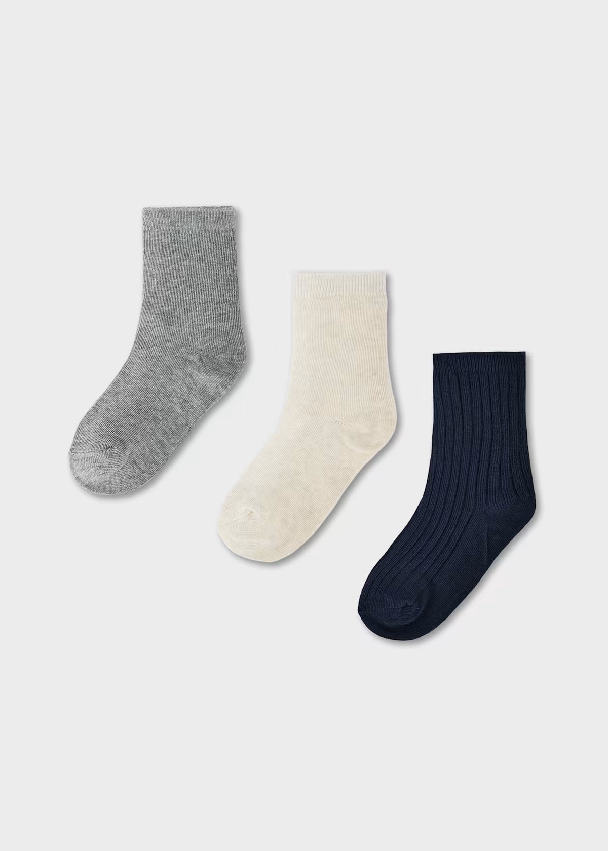 Set 3 calcetines lisos niño Azul – Mayoral, foto 1