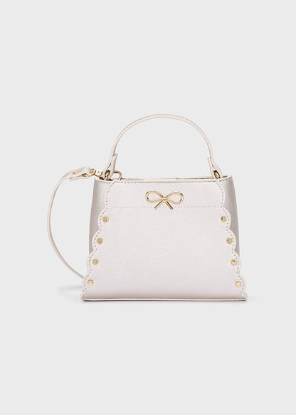 Bolso polipiel lazo niña Champagne – Mayoral, foto 1